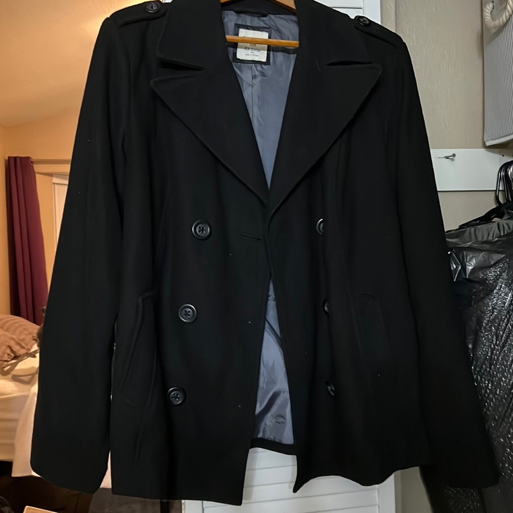 Wool Peacoat Coat - Old Navy - XXL